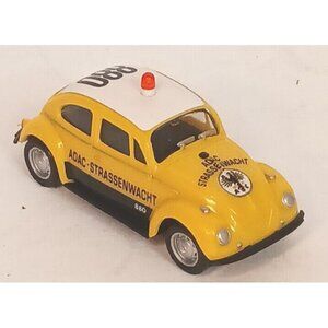 Herpa Volkswagon Kafer ADAC Beetle Strassenwacht 1:87 Scale #880 Yellow